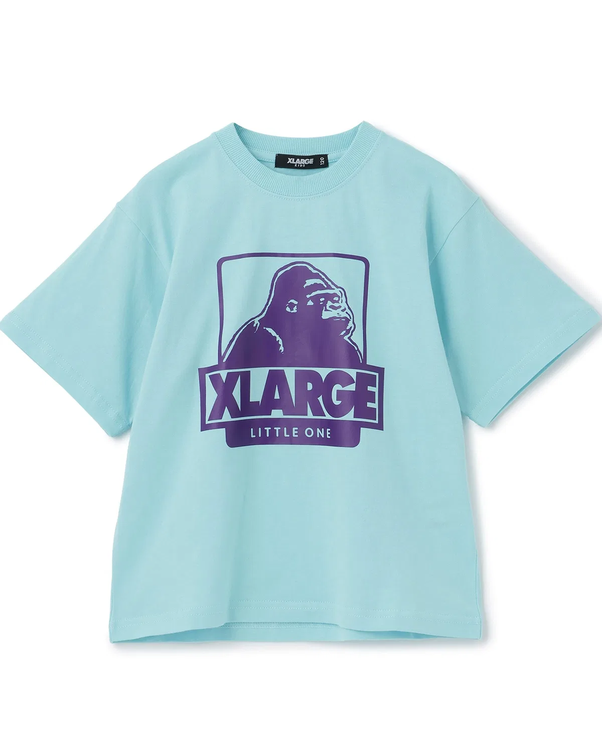 Детская футболка с принтом без рукавов OG XLARGE KIDS, Light Blue — фото 4