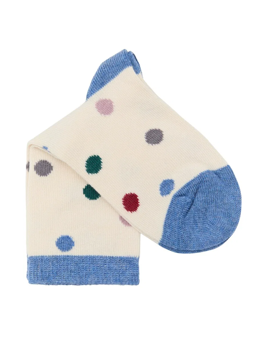 Носки Albero Natur «Bio-Baumwoll-Kindersocken-4er Pack» натурального белого цвета — фото 2