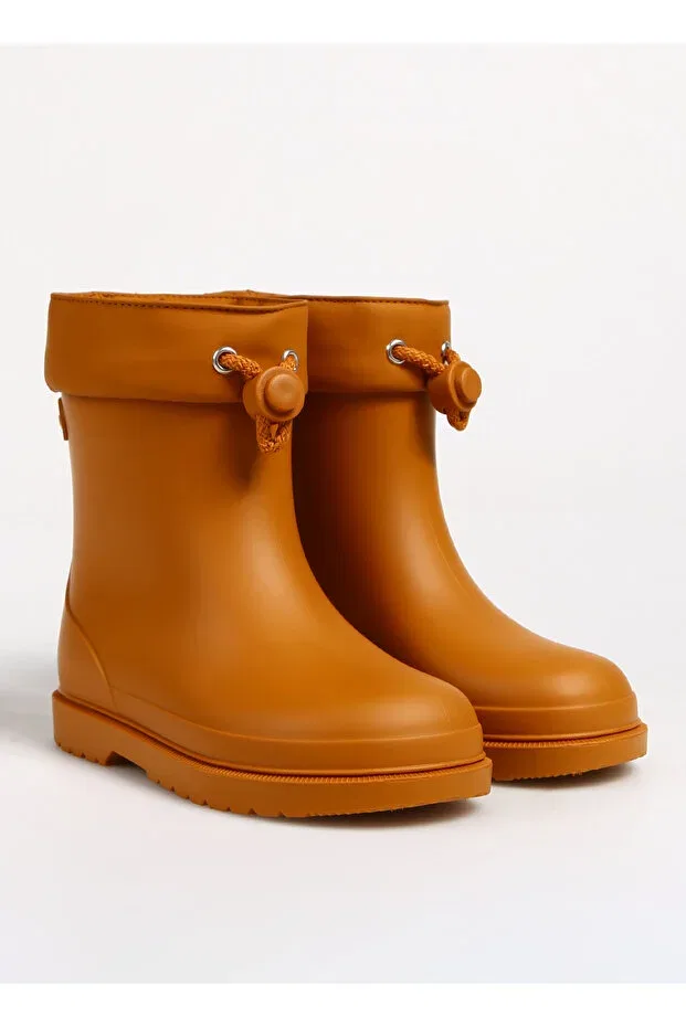 Детские ботинки для девочек резиновые Rain Boots Igor, Caramel — фото 2