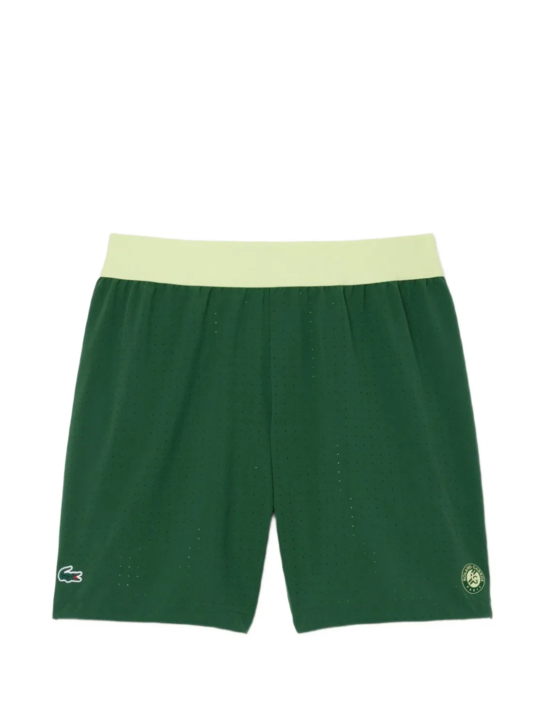 Шорты Roland Garros зеленые Lacoste, зеленый
