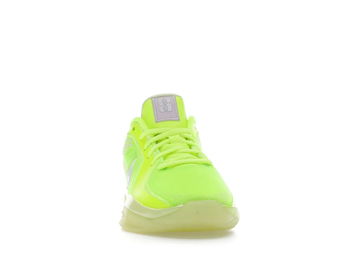 Детские кроссовки для девочек с контрастными вставками Nike Sabrina 2 Nike, Volt Life Lime Doll — фото 2