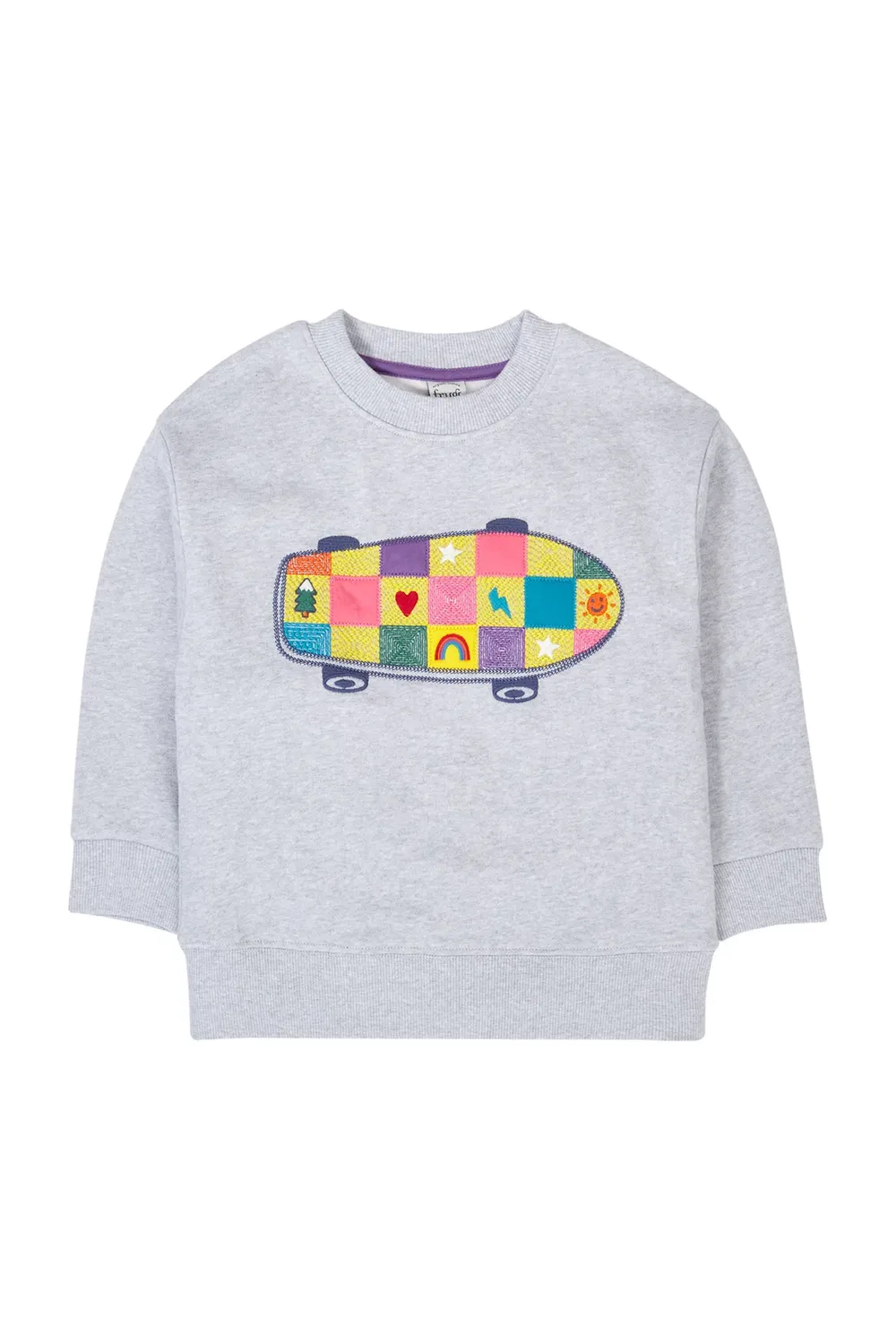 Свитшот с прострочкой Frugi, Grey