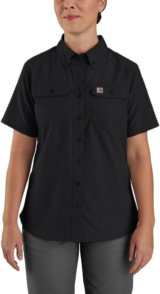 

Carhartt Women's Force Relaxed Fit легкая футболка с коротким рукавом, Black, Черный, Carhartt Women's Force Relaxed Fit легкая футболка с коротким рукавом, Black
