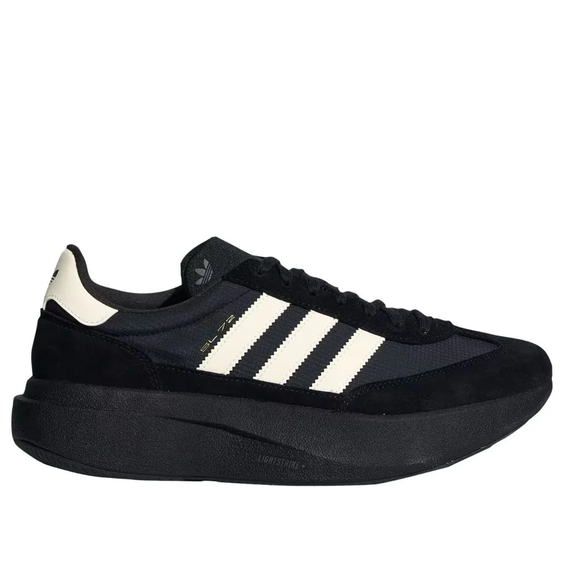 Кроссовки Adidas SL 72 Pro 'Black Cream White' — фото 2
