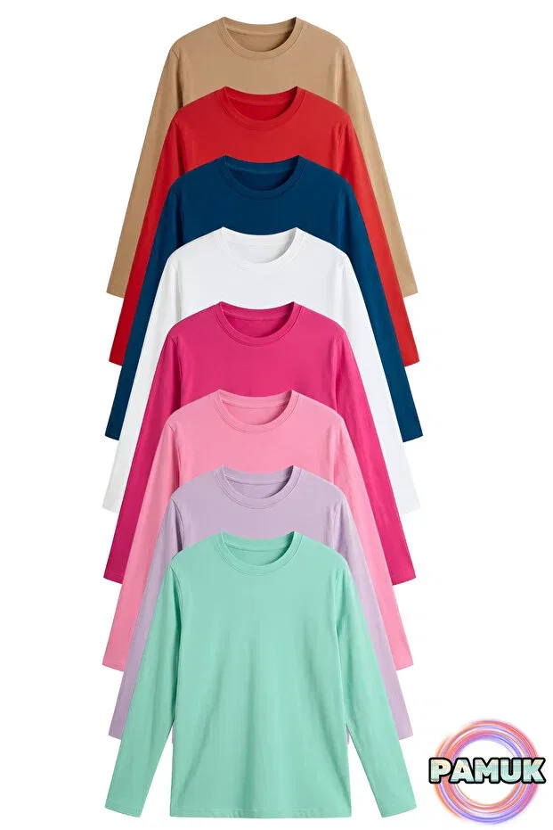 Детский комплект футболок с длинным рукавом из хлопка United Fabrics, Spring Freshness Series