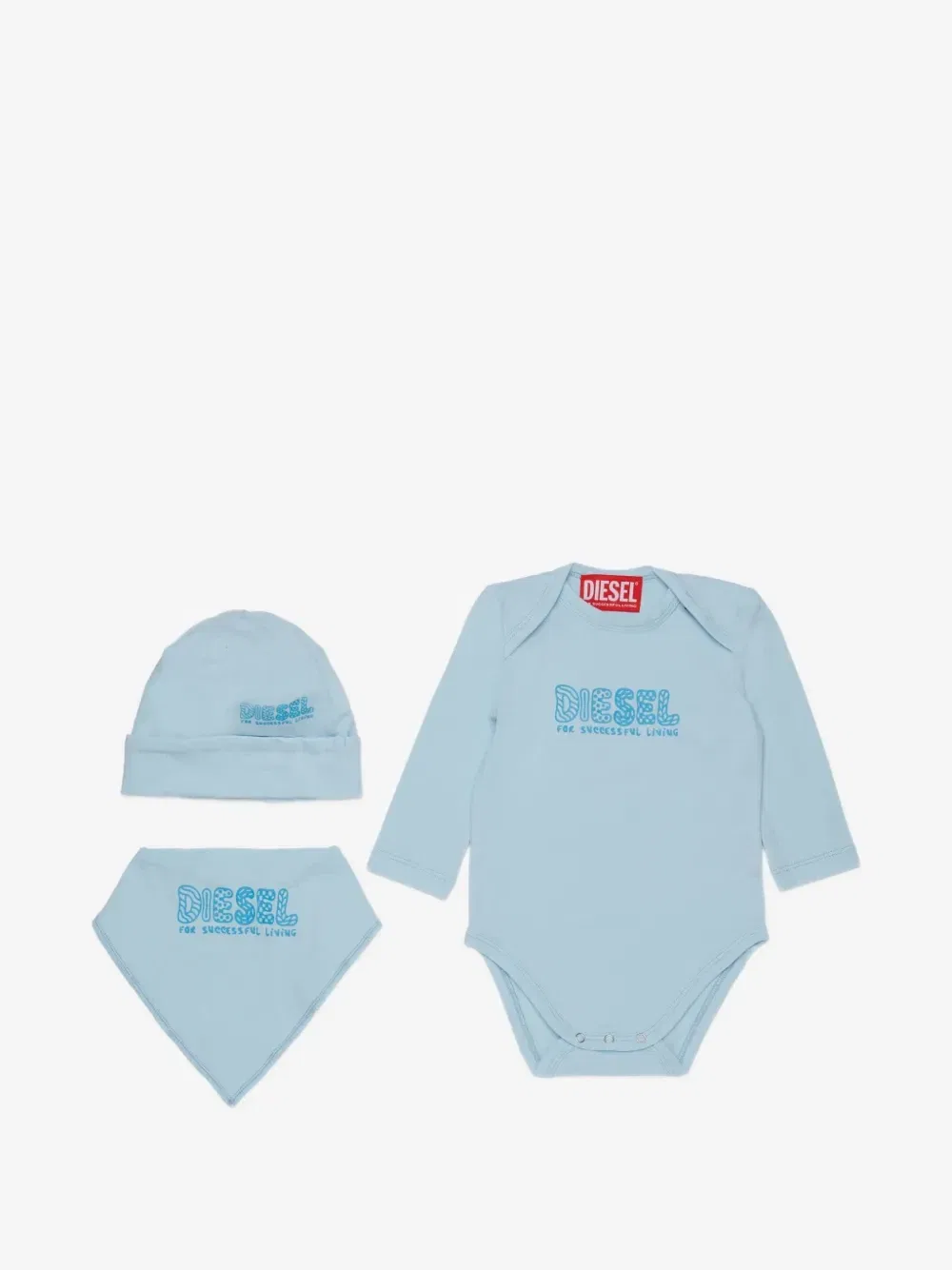 Комплект для новорожденного с логотипом Diesel Kids, синий