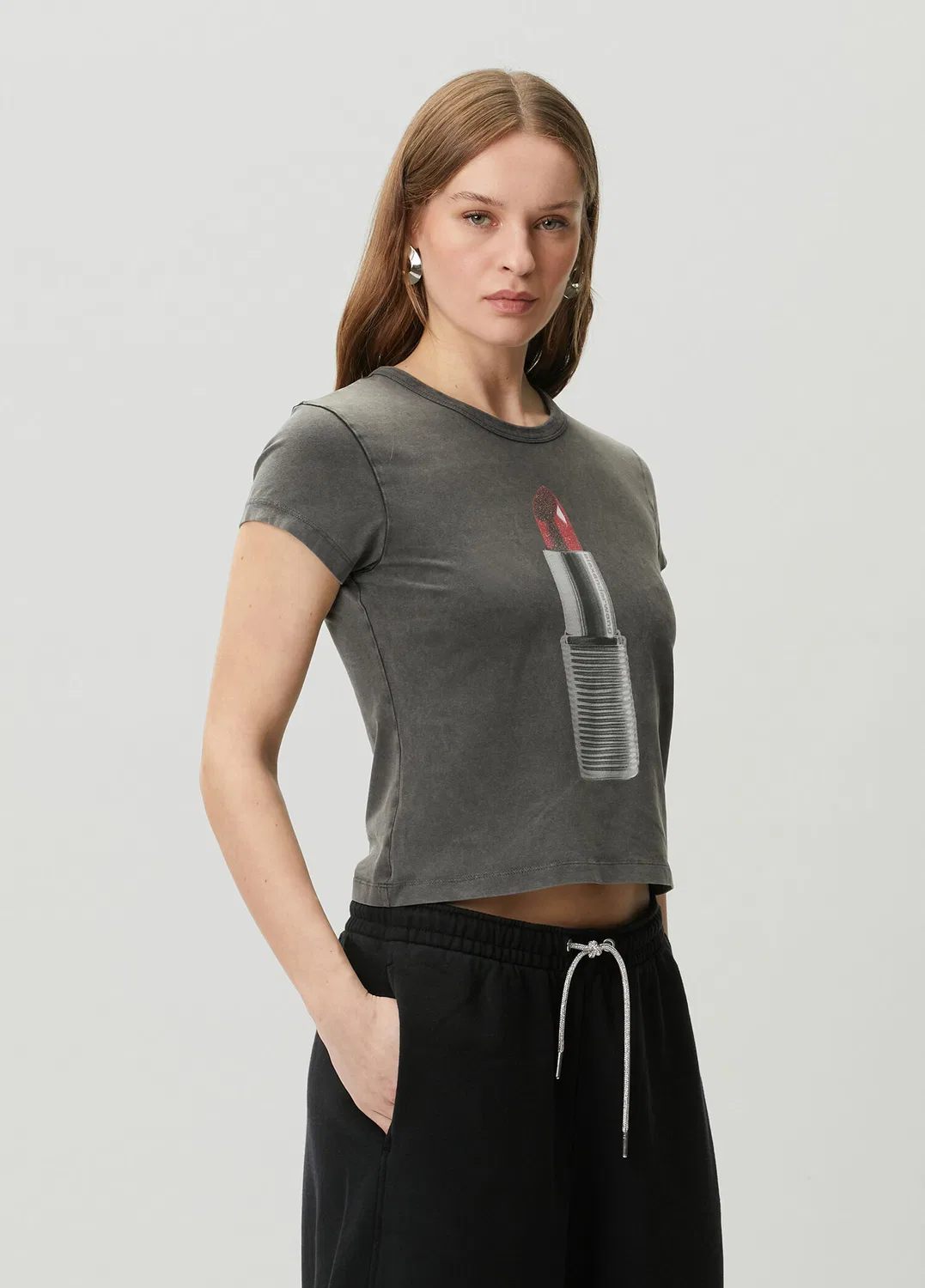 Футболка Alexander Wang, черный — фото 3