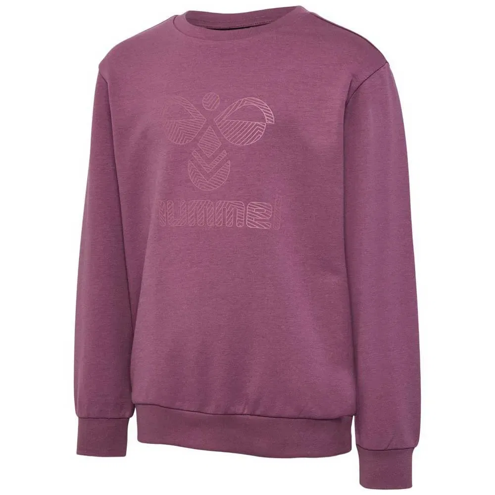 Детский свитшот для девочек хлопковый Fastwo Hummel, Purple — фото 3