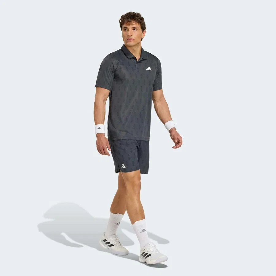 Шорты спортивные с принтом Climacool adidas, Черный — фото 3