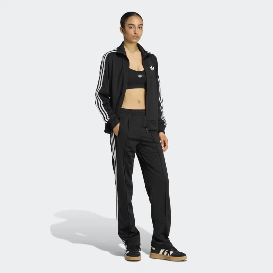 Спортивные брюки с широкими штанинами и карманами adidas KD5575 FB Classic TP, Черный — фото 4