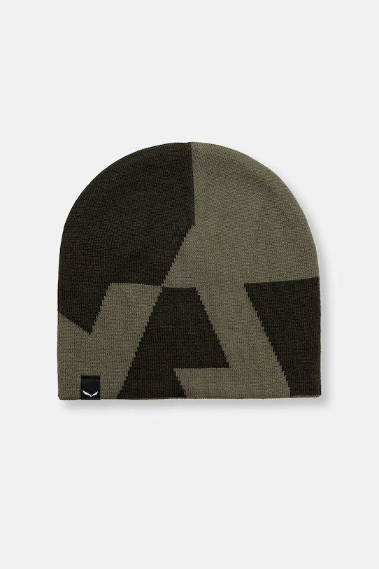 

Двусторонняя шапка Salewa, зеленый