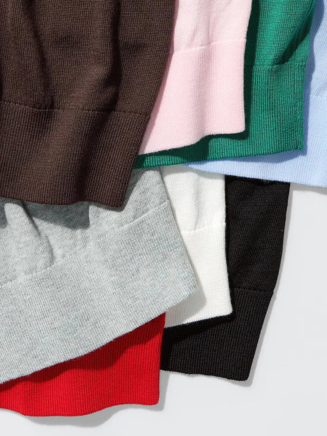 Свитер Uniqlo, с круглым вырезом, защитой от УФ-излучения и для машинной стирки, красный — фото 4