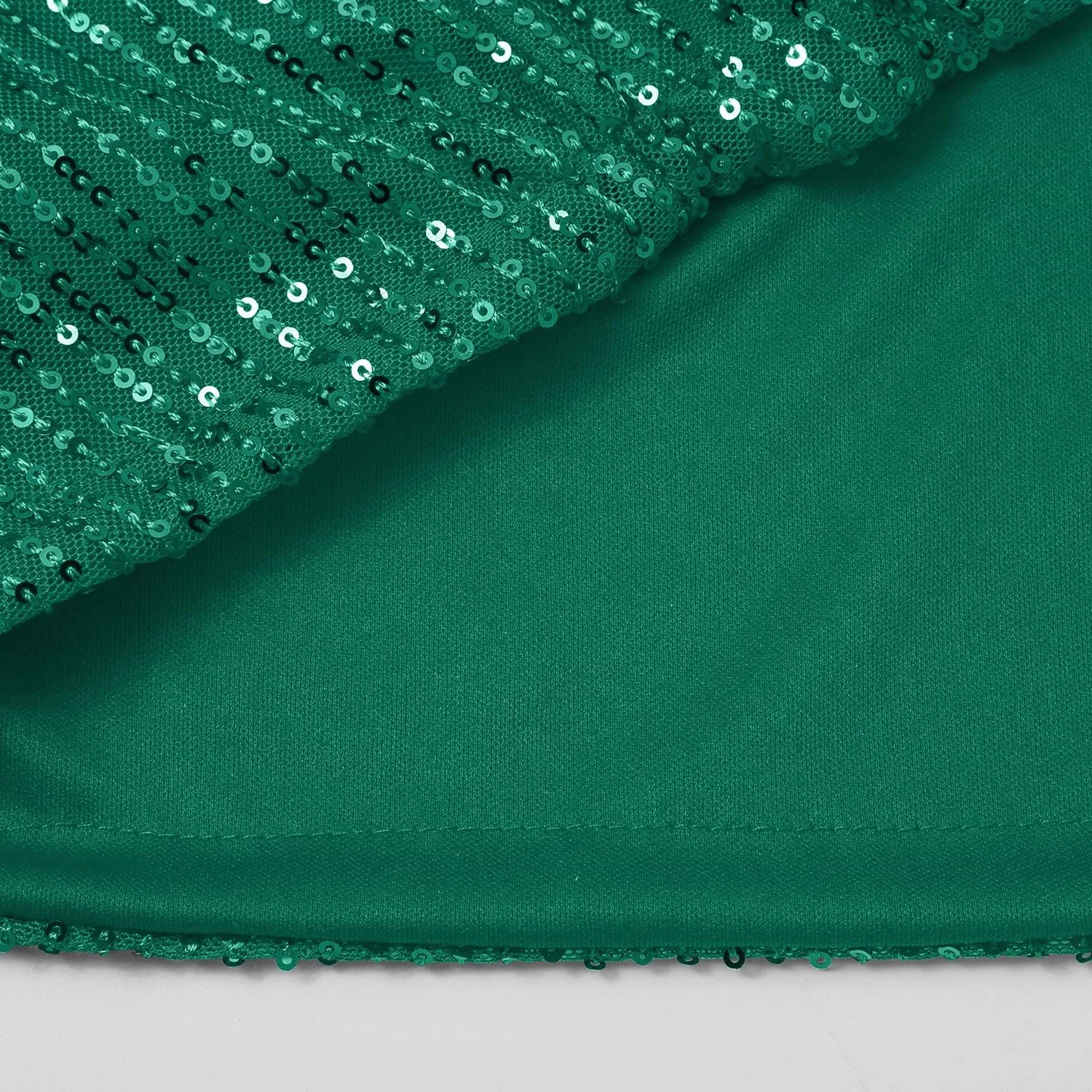 Женский блестящий жакет с пайетками Sequin Top Women Sparkly Short Jacket Casual Shiny Blazer Party Coat Solid Color Tops Long Sleeve Open Front Cardigan Glitter Disco Bomber Jacket Y2K Elegant Jacket, Verde — фото 4