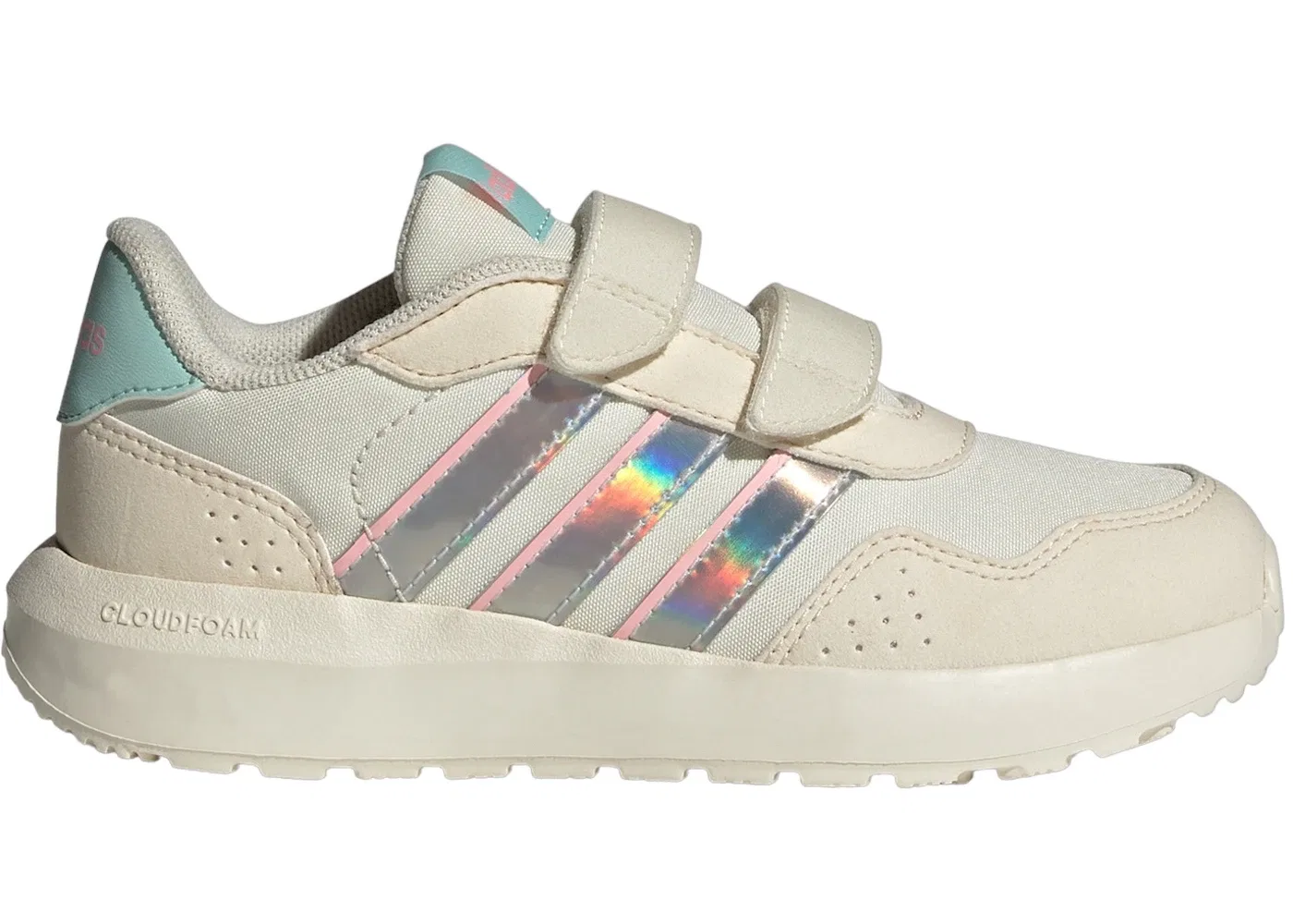 Детские кроссовки Adidas Run 60s, Off White Semi Flash Aqua