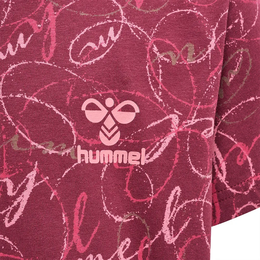 Детская футболка с принтом Merry Hummel, Purple — фото 4