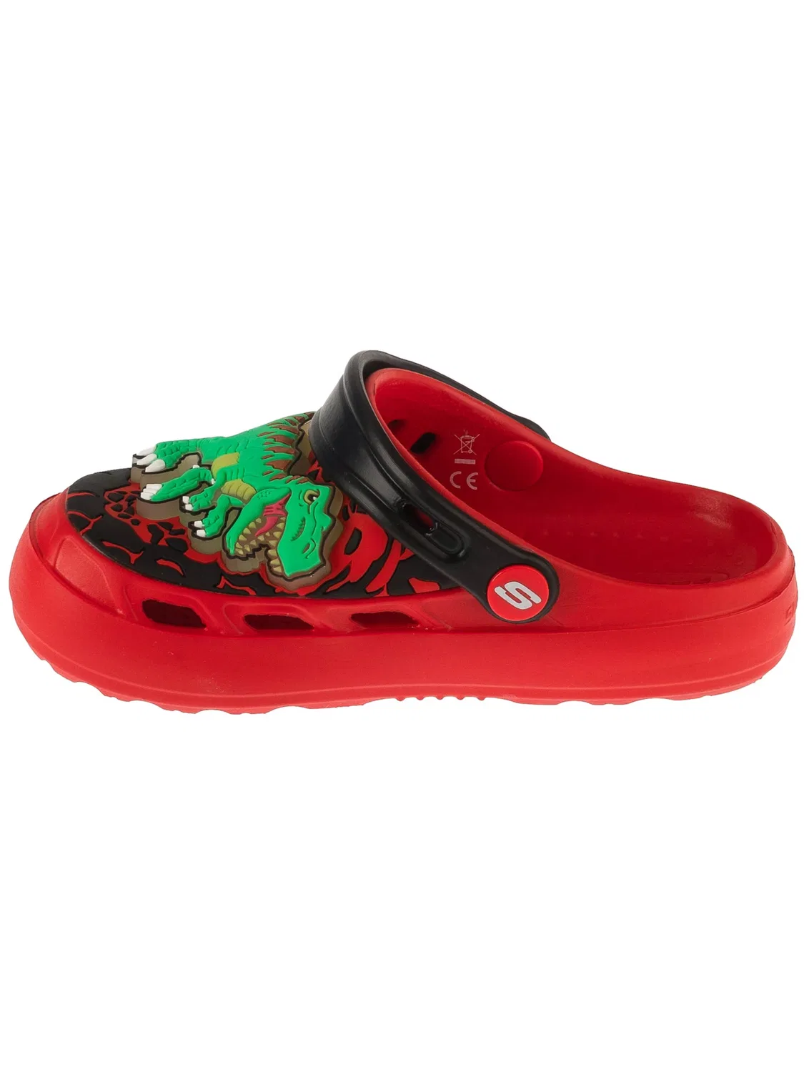 Сандалии SKECHERS Skechers Foamies: Swifters - T-Rex-Brights красного цвета — фото 2