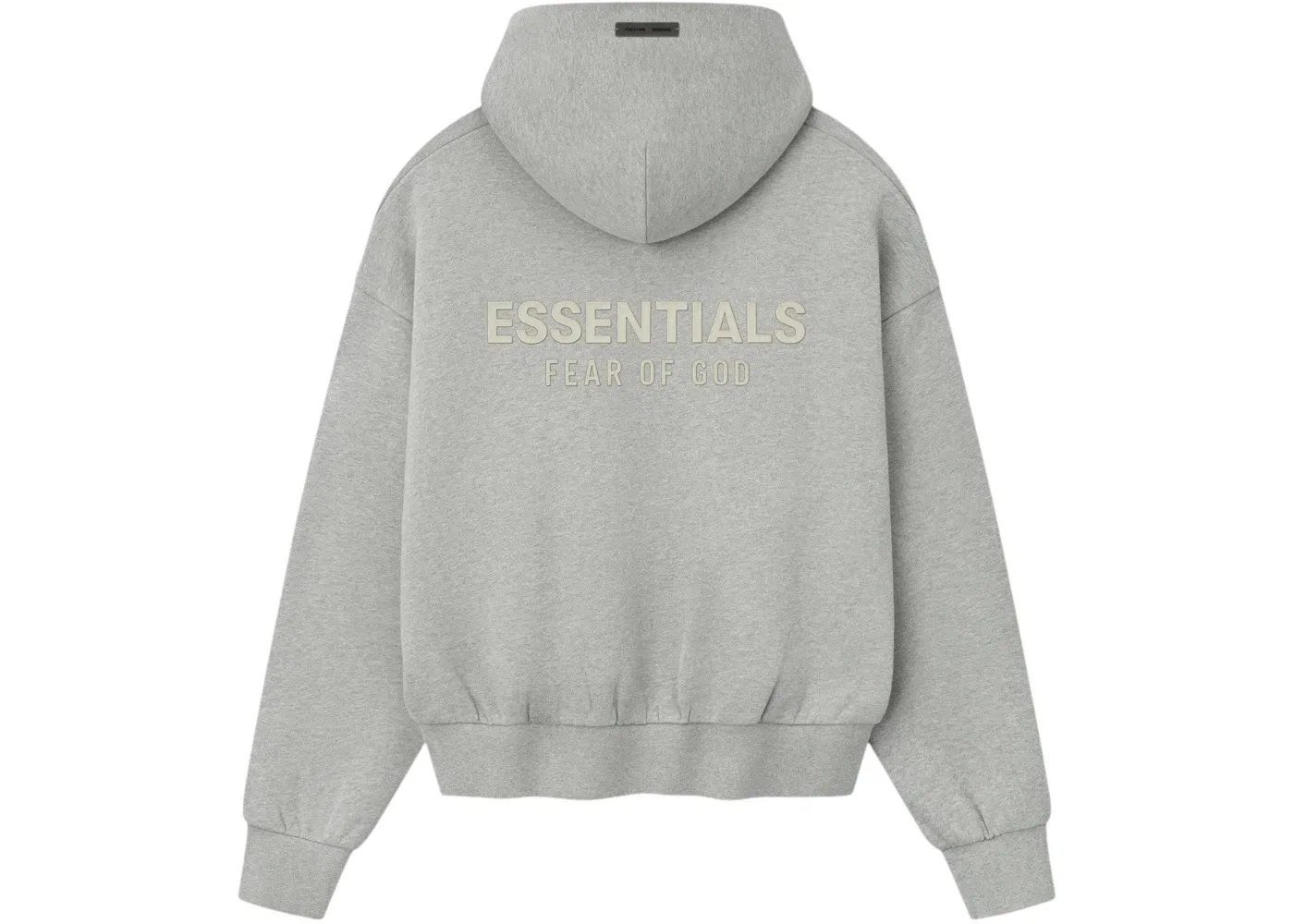 Мужской худи с длинным рукавом Fear of God Essentials Classic Fleece Hoodie Fear of God, Concrete Heather — фото 2
