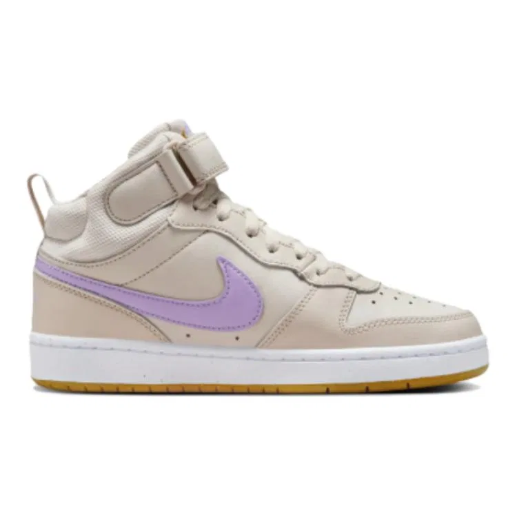 Кроссовки скейтбординговые Court Borough Mid 2 Nike, Brown Purple — фото 3