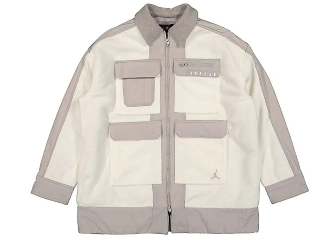 Женская куртка на молнии с принтом Jordan Cozy Girl, Summit White/College Grey/College Grey