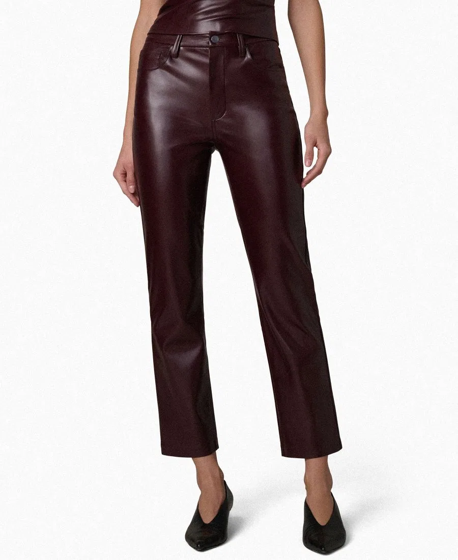 Брюки с высокой посадкой и зауженным кроем, модель The Margot Joe's Jeans, Cabernet