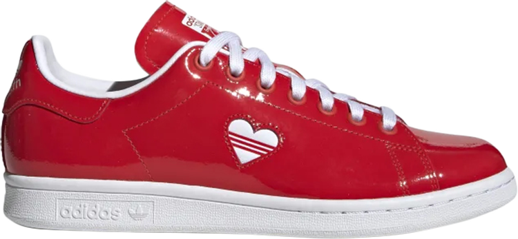 Кроссовки Adidas Wmns Stan Smith 'Valentine's Day', красный - фото