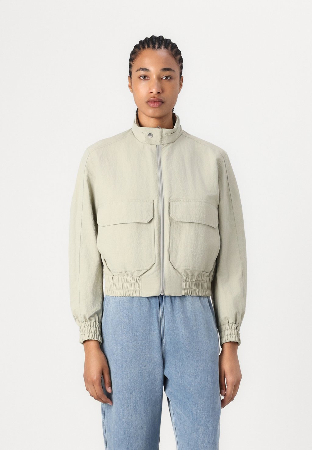 

Куртка-бомбер RIA JACKET Samsøe Samsøe, светло-зеленый