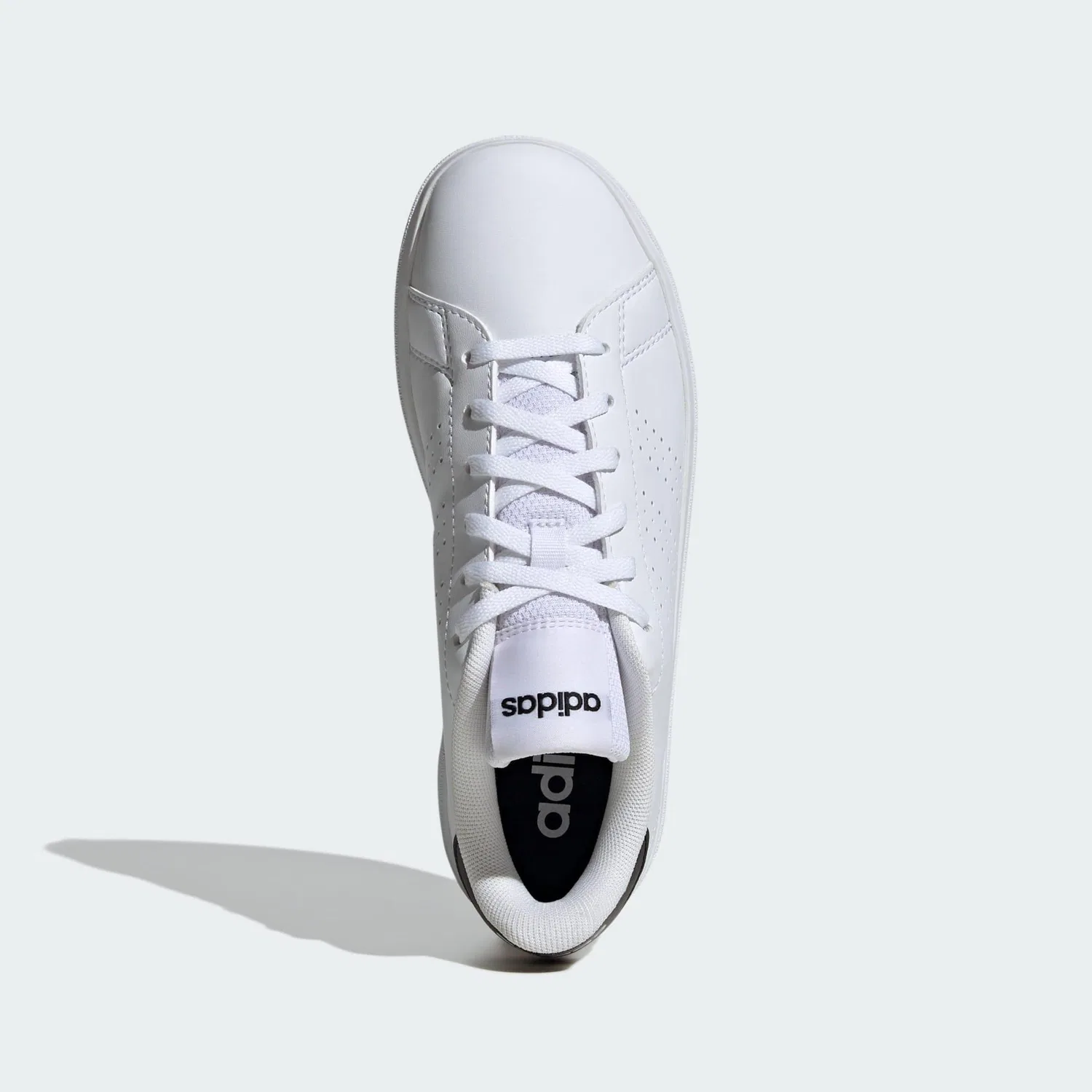 Детские кроссовки с закрытой пяткой Advantage Base 2.0 Adidas, Weiss Schwarz — фото 2