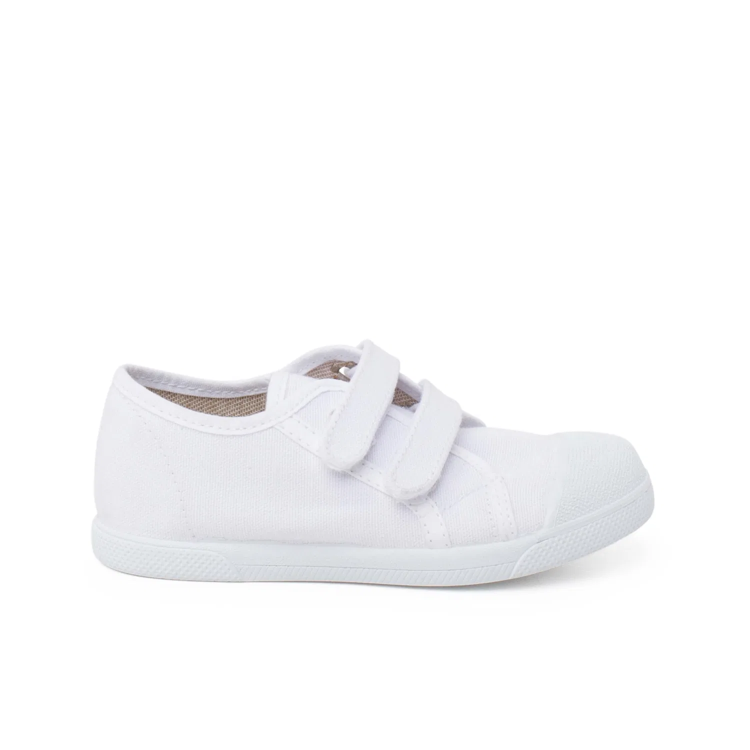 Детские кеды для мальчиков из эко-канваса Pisamonas Soft Sneakers Eco Canvas with Closure, White