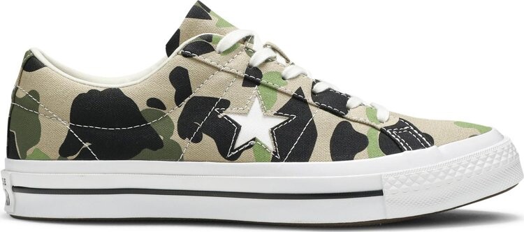 

Кроссовки Converse One Star Low Archive Print - Duck Camo, зеленый