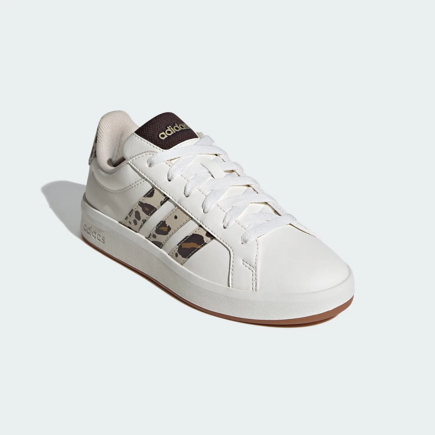 Детские кроссовки с синтетическим верхом Grand Court 3.0 Adidas, Weiss — фото 4