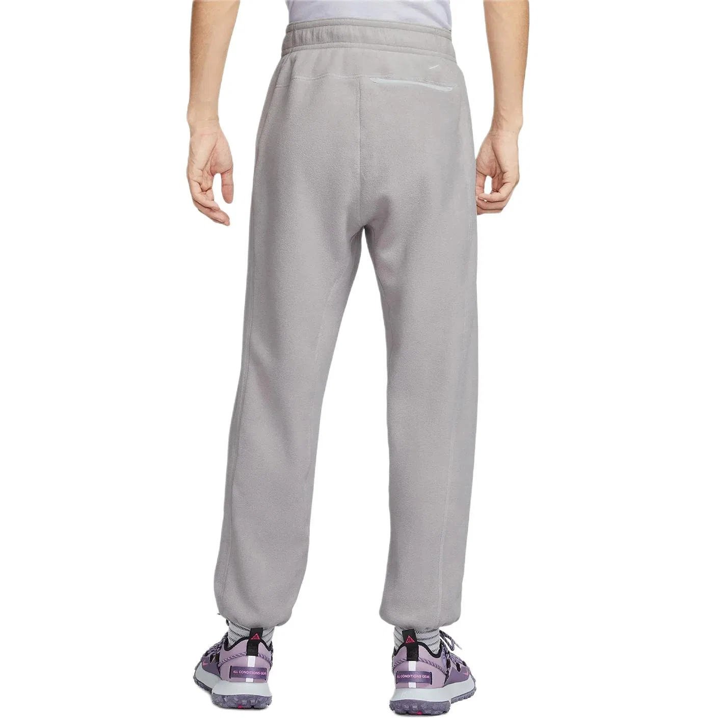 Мужские спортивные штаны из трикотажа с принтом Wolf Tree Nike, Preppy Gray — фото 3