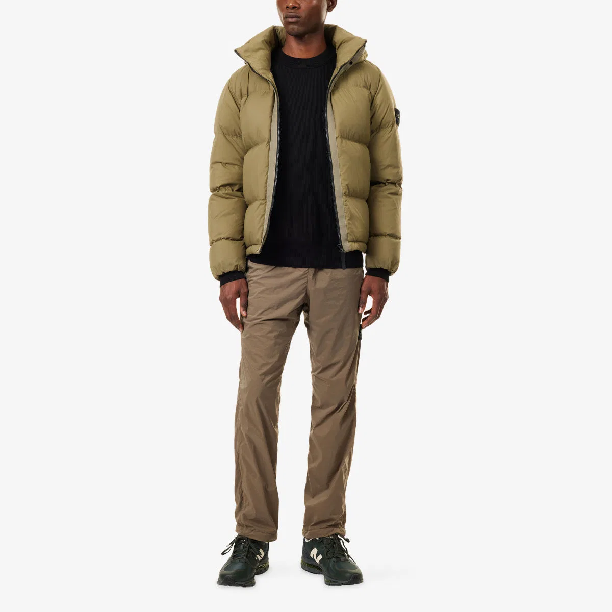 Куртка из рипстоп-кордуры с нейлоновым пухом Stone Island, зеленый — фото 2