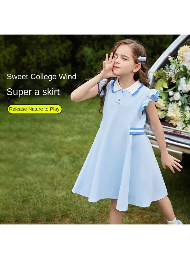 Платье с воротником поло Preppy style Abckids — фото 3