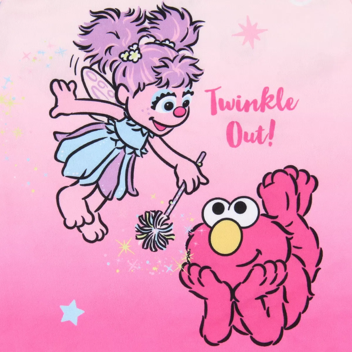 Детская пижама-ночнушка с принтом Twinkle Out Elmo Abby Cadabby Sesame Street, Pink — фото 3