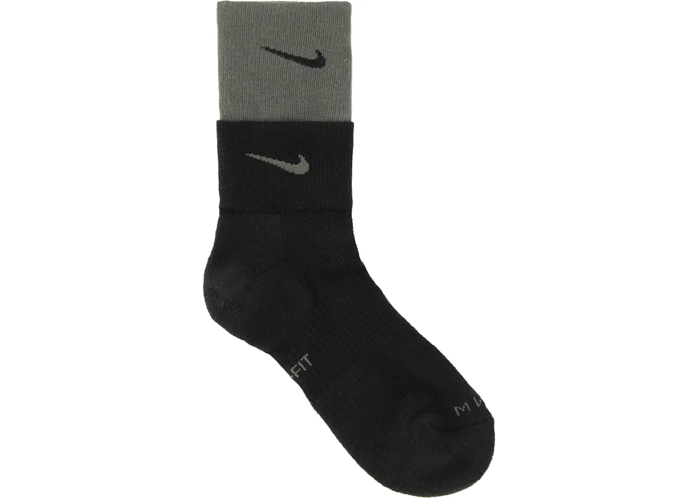 Мужские носки с градиентом Sock Nike, Black/Twilight Marsh