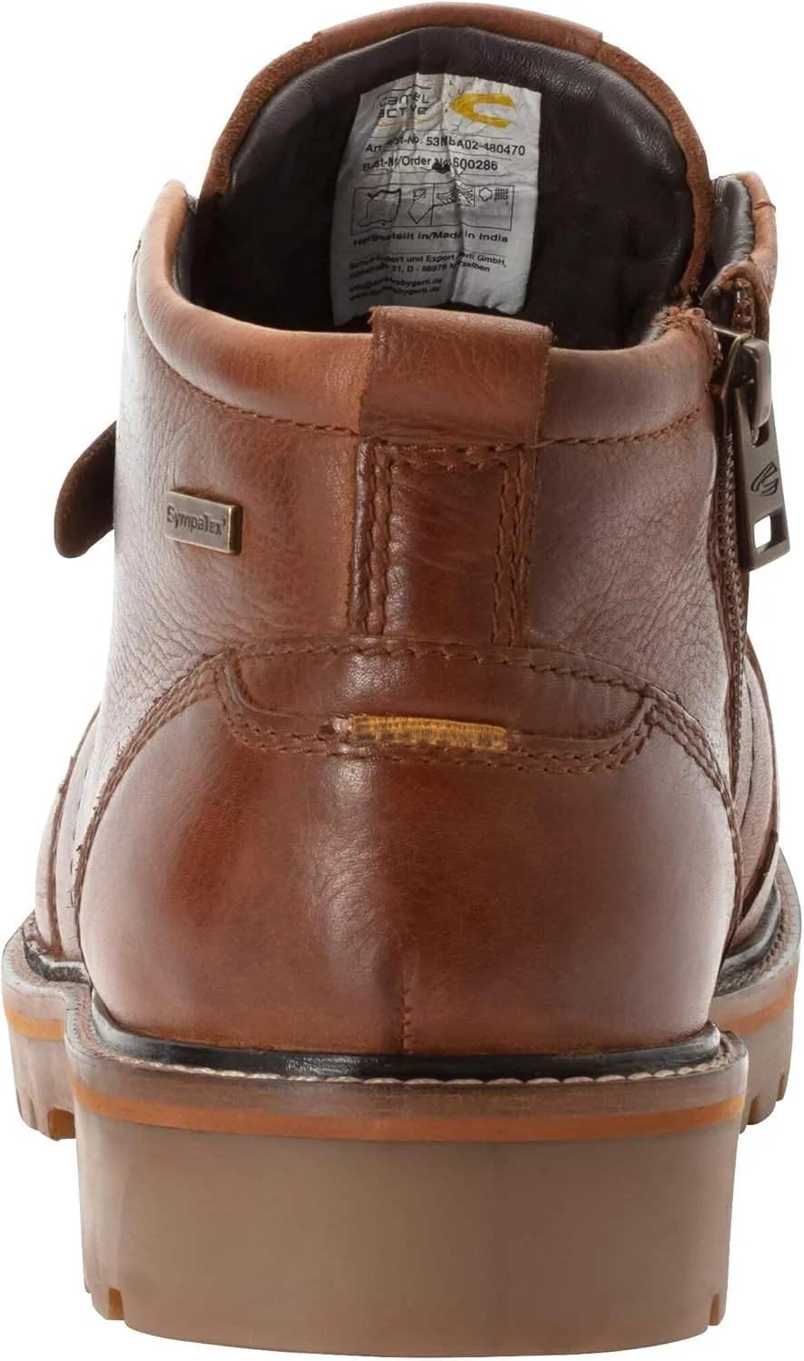Мужские модные ботинки Camel Active 53mba02-480470, коньячный — фото 4
