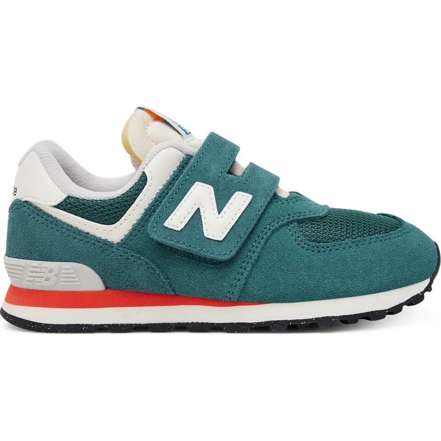 Детские кроссовки с закрытым носком New Balance PV574VPG, Зеленый