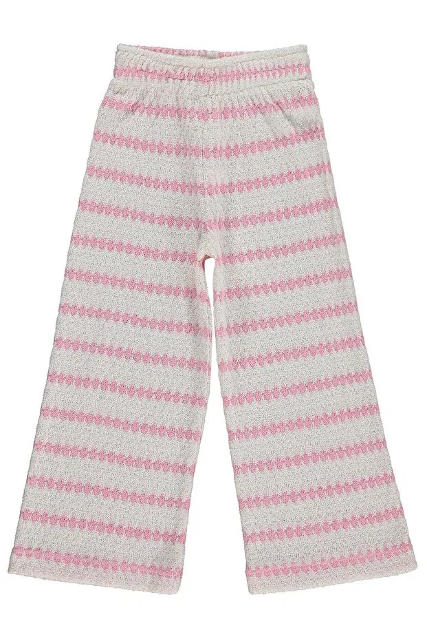 Детские брюки для девочек с широкой штаниной Civil Girls, Dark Pink