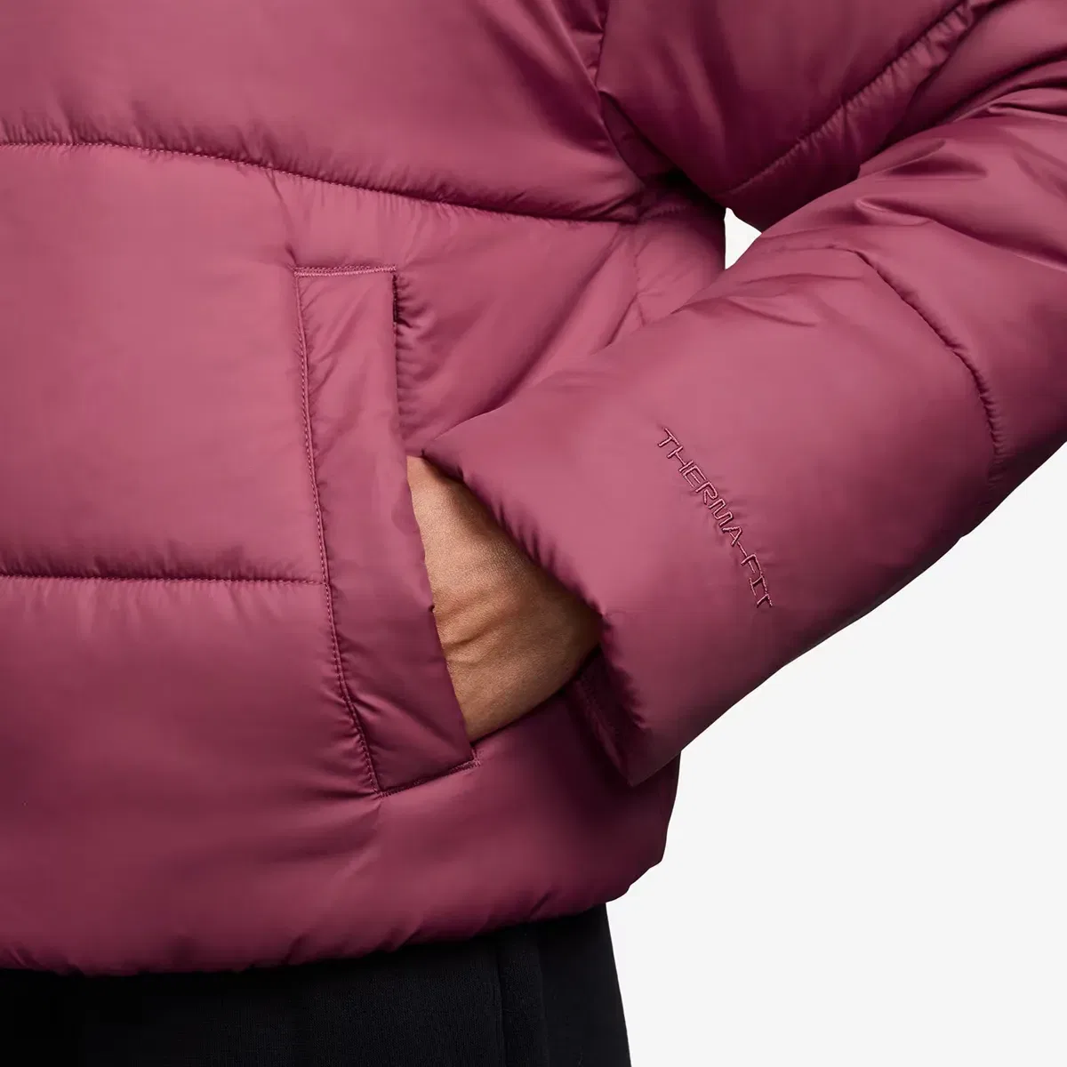 Женская куртка-пуховик с синтетическим наполнителем Nike, Цвет Rosa — фото 3