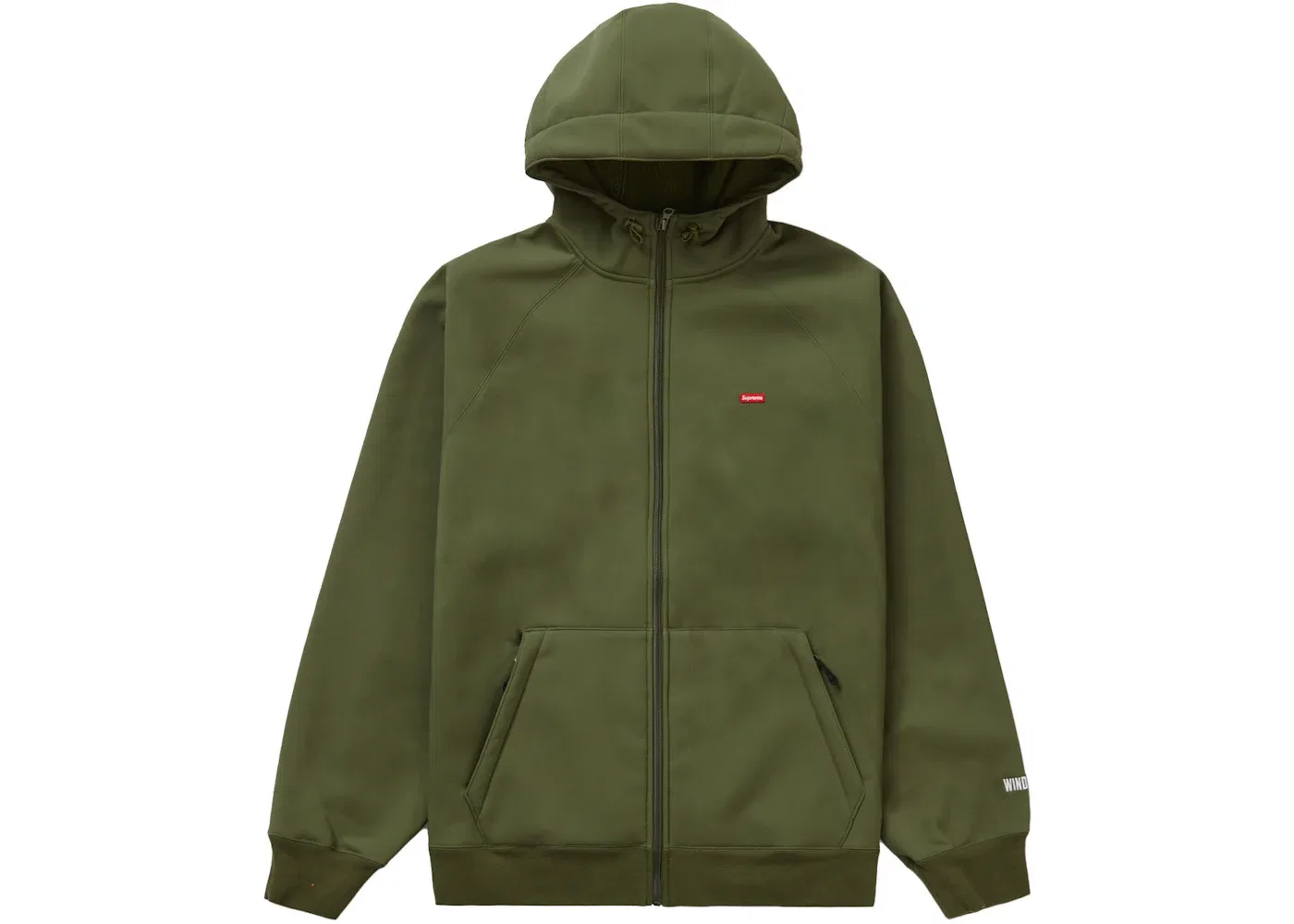 Мужской свитшот с капюшоном на молнии WINDSTOPPER Supreme, Dark Olive