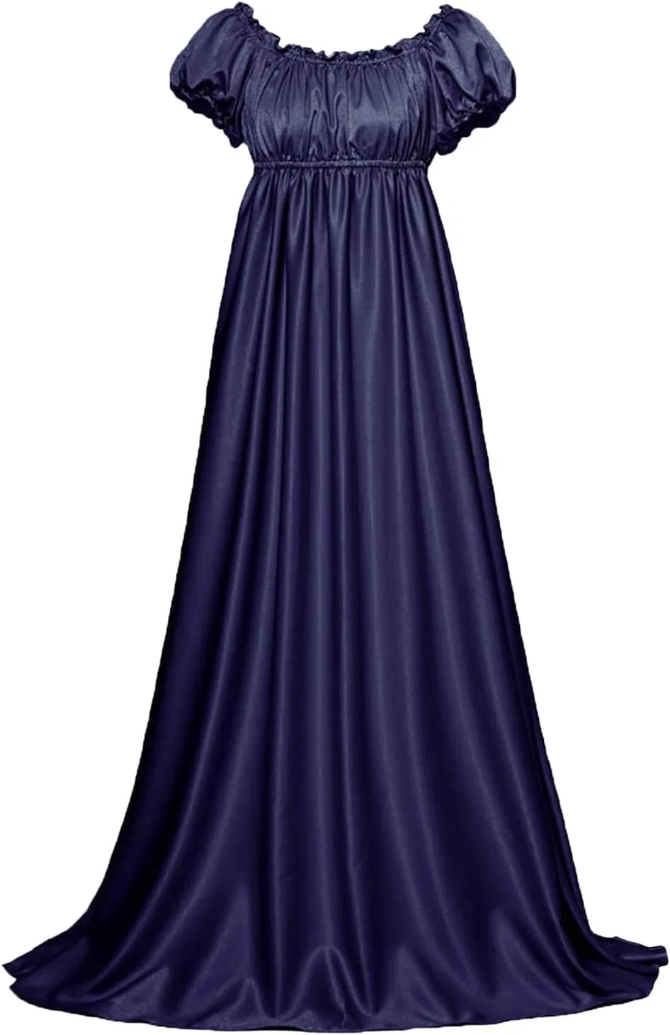Женское платье с пышными рукавами Викторианское, Dark Blue