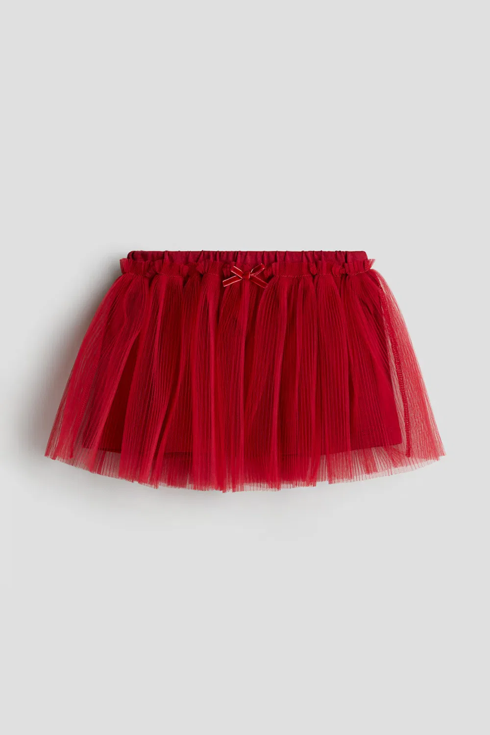 Плиссированная юбка из тюля H&M, Rot — фото 4