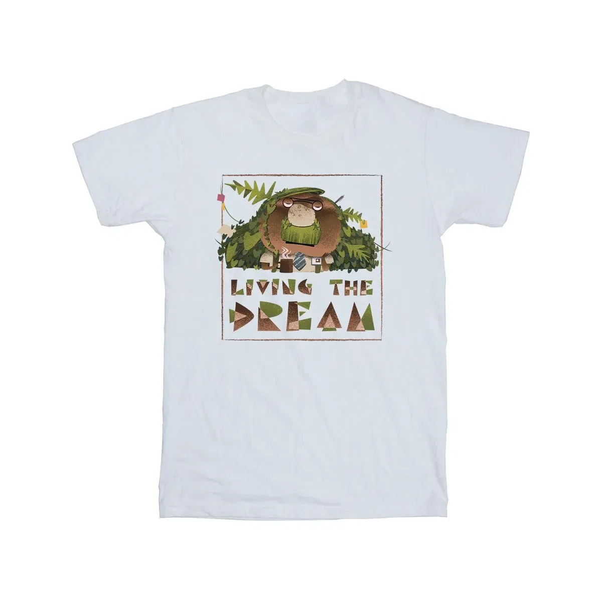 Хлопковая футболка Living the dream Elemental, White