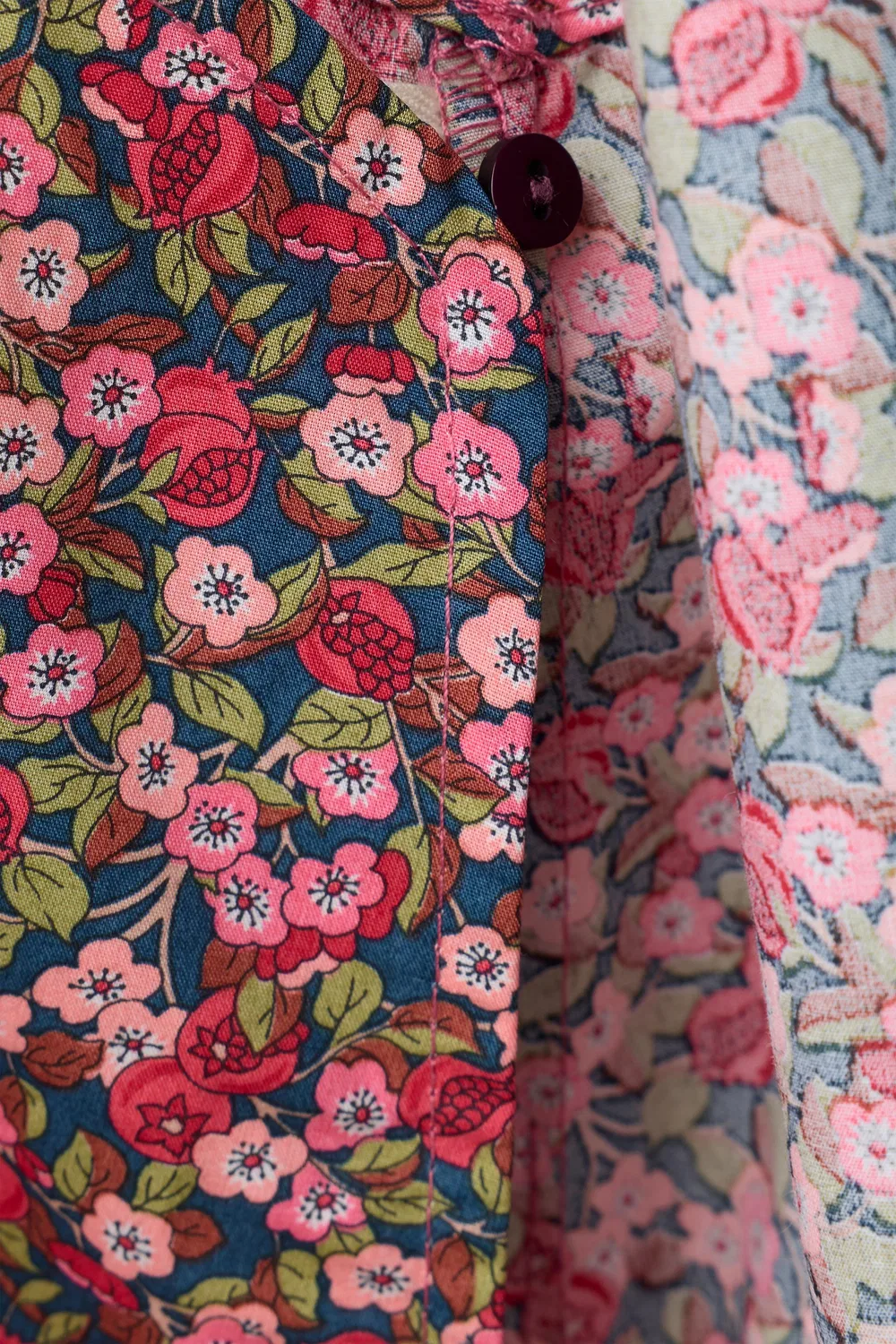 Комбинезон с цветочным принтом, изготовленный из ткани Liberty. ZARA, Pink — фото 4