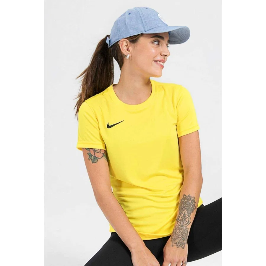 Футболка с коротким рукавом Nike W Dry Park Vii Jsy Ss, Оливковый — фото 3