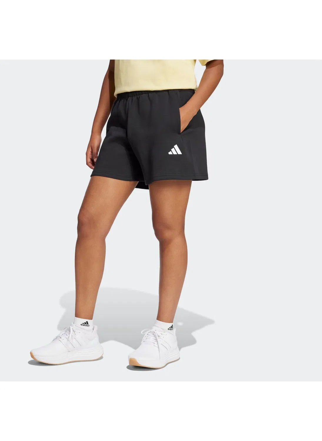 Шорты повседневные с логотипом Future Icons Adidas, черный