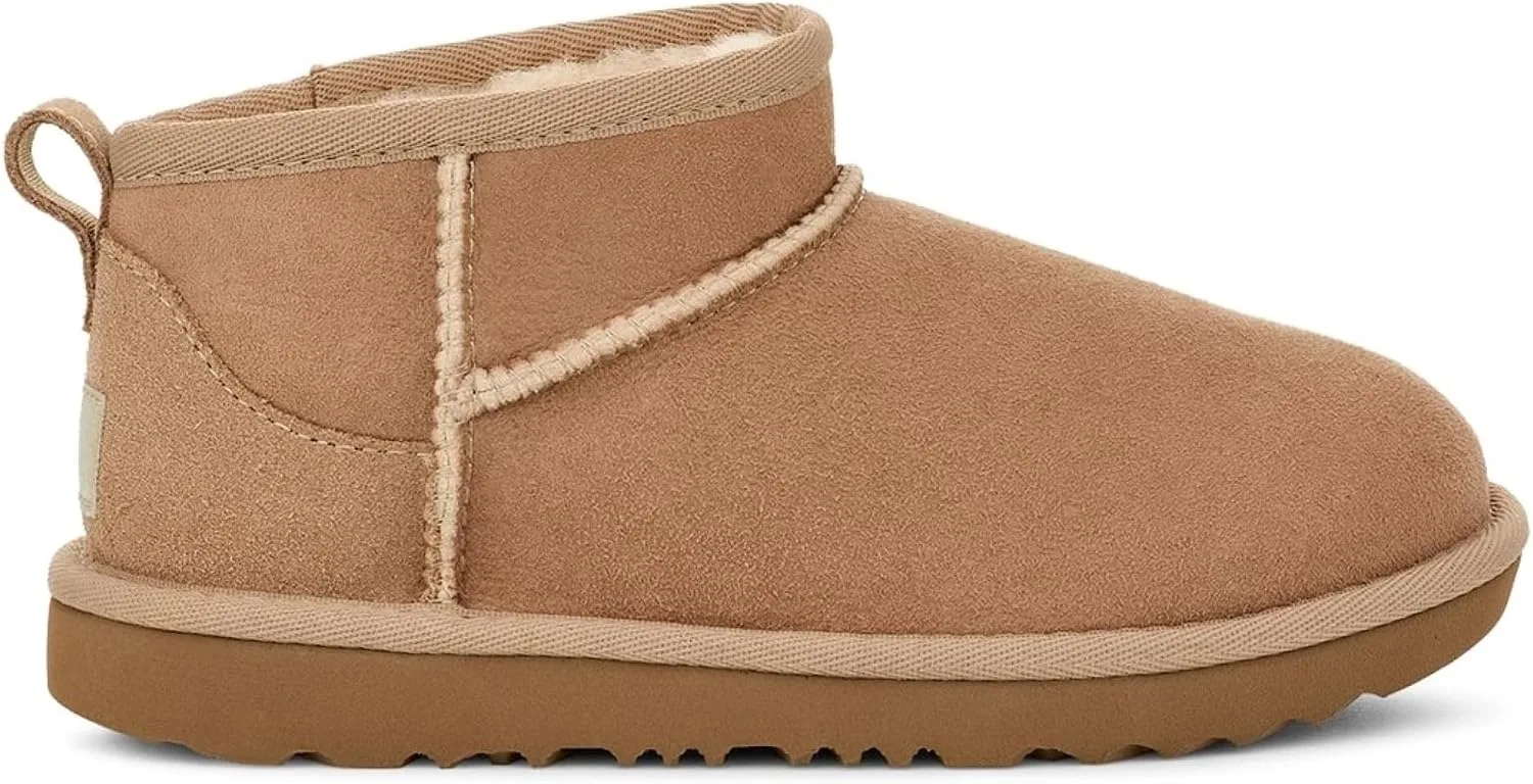 Детские сапоги для девочек Classic Ultra Mini UGG, Sand — фото 4
