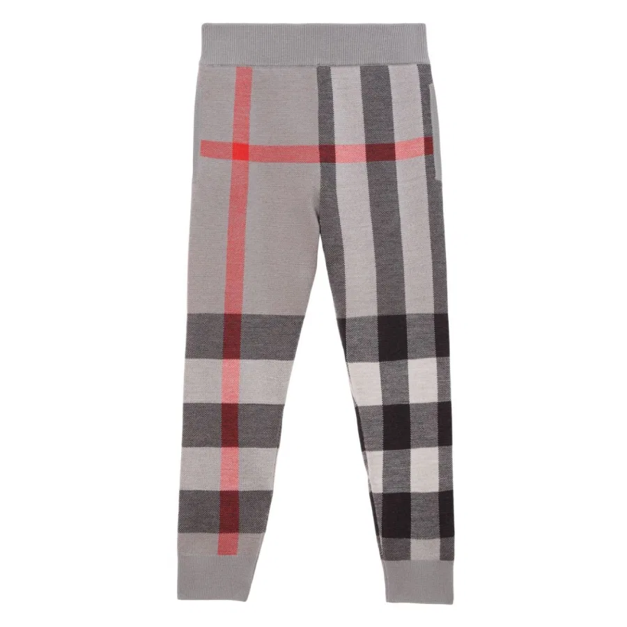 Брюки шерстяные с винтажным принтом Kids Vintage-Check Print Trousers Burberry, Coolchrcoalgry Ip Ch