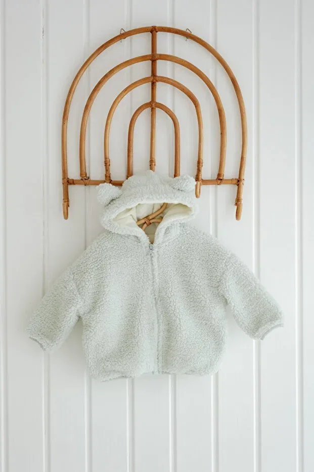 Детское пальто для девочек плюшевое Teddy Plush Children's Baby Coat Lollie Baby&Kids, Mint