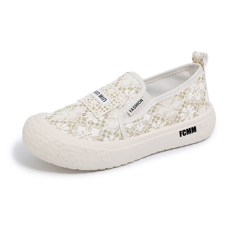 

Противоскользящие износостойкие детские кроссовки для скейтбординга FCMM, бежевый